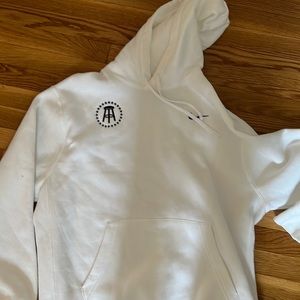 Nike Barstool sports white hoodie